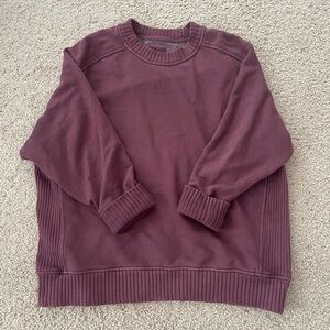 Aerie Men's Maroon Crewneck Sweater